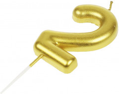 Свеча для торта «Цифра 2» - Фото 3