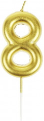 Свеча для торта «Цифра 8» - Фото 2