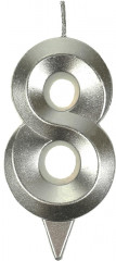 Свеча для торта «Цифра 8» - Фото 3