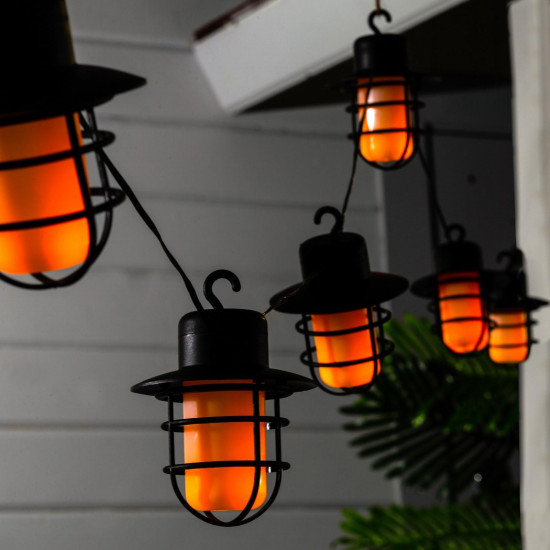 Гирлянда садовая на солнечной батарее «Фонарики»