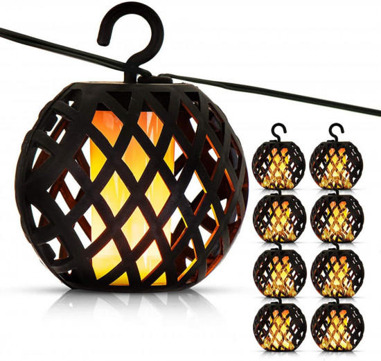 Гирлянда садовая на солнечной батарее «Огненные шары»