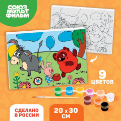 Картина по номерам «Винни-Пух и друзья» - Фото 1