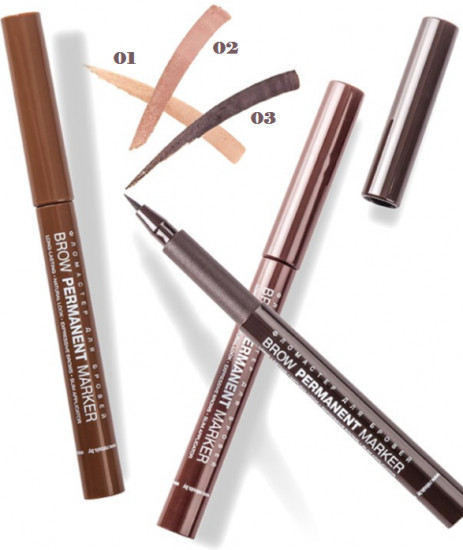Фломастер для бровей «Brow Permanent Marker», оттенок 02 Brown