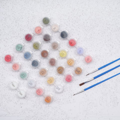 Картина по номерам «Красные пионы» - Фото 2