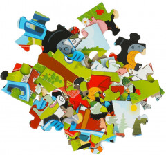 Набор пазлов в коробке 2 в 1 - Фото 2