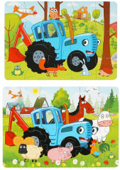 Набор пазлов в коробке 2 в 1 - Фото 3