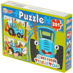 Набор пазлов в коробке 2 в 1 - Фото 4