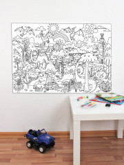 Плакат для рисования «Мир динозавров» - Фото 2