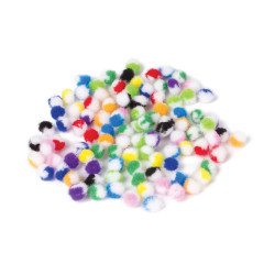 Помпоны для творчества многоцветные - Фото 1