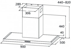 Вытяжка каминная MH90C419X - Фото 1