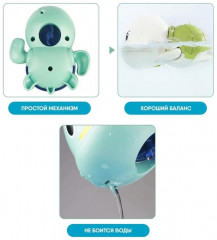 Игрушка для ванны заводная «Черепашка» - Фото 5