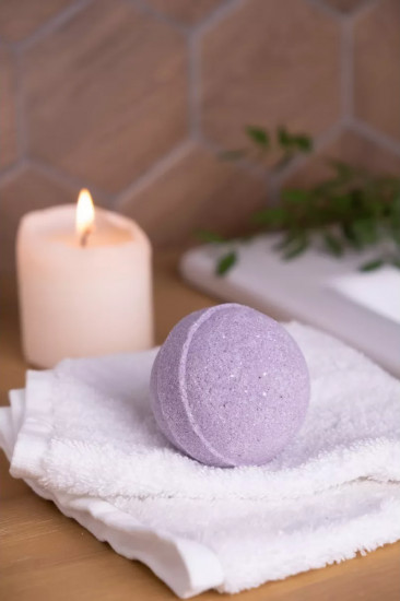 Шарик для ванны бурлящий «Лаванда»