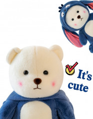 Игрушка мягкая «Мишка в капюшоне» - Фото 1