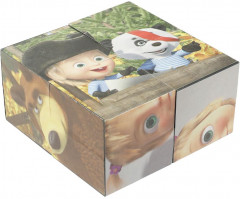 Набор кубиков «Маша и Медведь» - Фото 1