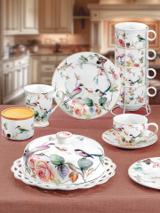 Набор кружек на металлической подставке «Певчие птички» - Фото 2