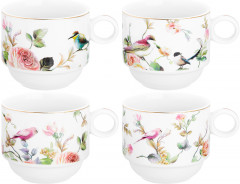 Набор кружек на металлической подставке «Певчие птички» - Фото 6