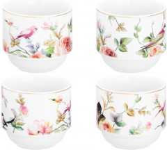 Набор кружек на металлической подставке «Певчие птички» - Фото 9