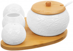 Набор посуды для сервировки «Веточки-цветочки» - Фото 3