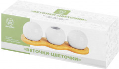 Набор посуды для сервировки «Веточки-цветочки» - Фото 4