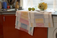 Комплект кухонных полотенец "Неделька" жаккардовые пестротканые (50х70) 7 шт. - Фото 1