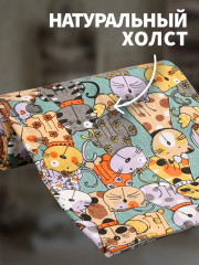 Пенал-скрутка без наполнения BZ652435 «Котики» - Фото 4