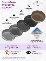 Казан с крышкой «Медовый гранит» - Фото 4