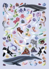 Моя книга русалок (+ наклейки) - Фото 1