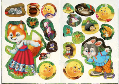 Книжка с наклейками «Колобок» - Фото 2