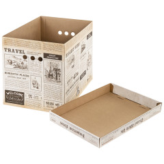 Набор коробов для хранения из микрогофрокартона - Фото 2