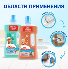 Средство для мытья полов и стен для домов с кошками «Свежий цитрус» - Фото 7