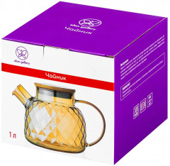 Чайник заварочный «Crystal glass» - Фото 6