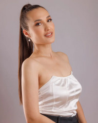 Серьги посеребренные с камнем - Фото 9