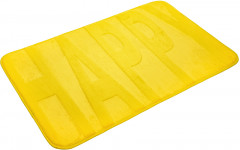 Коврик для ванной c памятью «Happy» (45х75 см) - Фото 3