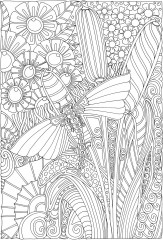 Creative Haven Entangled Dragonflies Coloring Book - Фото 4