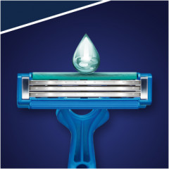 Бритвы одноразовые Gillette Blue Simple 3, 8 шт - Фото 5