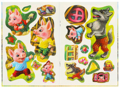 Книжка с наклейками «Три поросёнка» - Фото 1