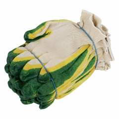 Комплект перчаток хлопчатобумажных износостойких с двойным обливом - Фото 5