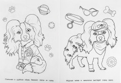 Раскраска «Модные собачки» - Фото 2