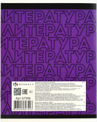 Тетрадь предметная «Литература» - Фото 1