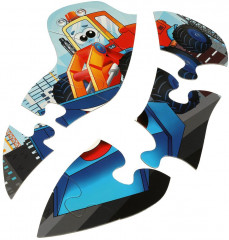 Набор макси-пазлов 2 в 1 «Полезный транспорт» - Фото 4