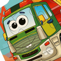 Набор макси-пазлов 2 в 1 «Полезный транспорт» - Фото 5