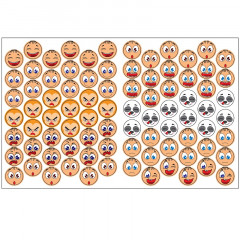 В зоопарке (Наклейки-смайлики), книга с наклейками - Фото 3