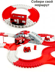 Трасса с машинкой на батарейке «Пожарная команда» - Фото 9