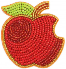 Набор для изготовления украшения-патча «Яблоко» - Фото 1