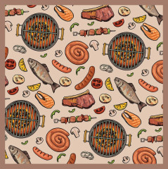 Салфетки бумажные «Ешь шашлык» - Фото 1