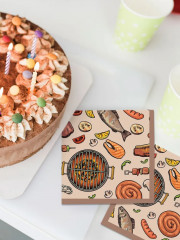 Салфетки бумажные «Ешь шашлык» - Фото 4