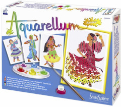 Акварельная раскраска «Танцовщицы» - Фото 1