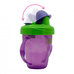 Поильник-непроливайка с ручками и с ручками и твердым носиком (175 мл), в ассортименте - Фото 4