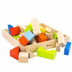 Конструктор деревянный «Городок» (40 деталей) - Фото 1