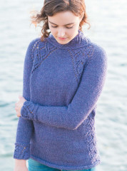 Ажурные шали, шарфы и пуловеры с винтажными мотивами. Спицы - Фото 5